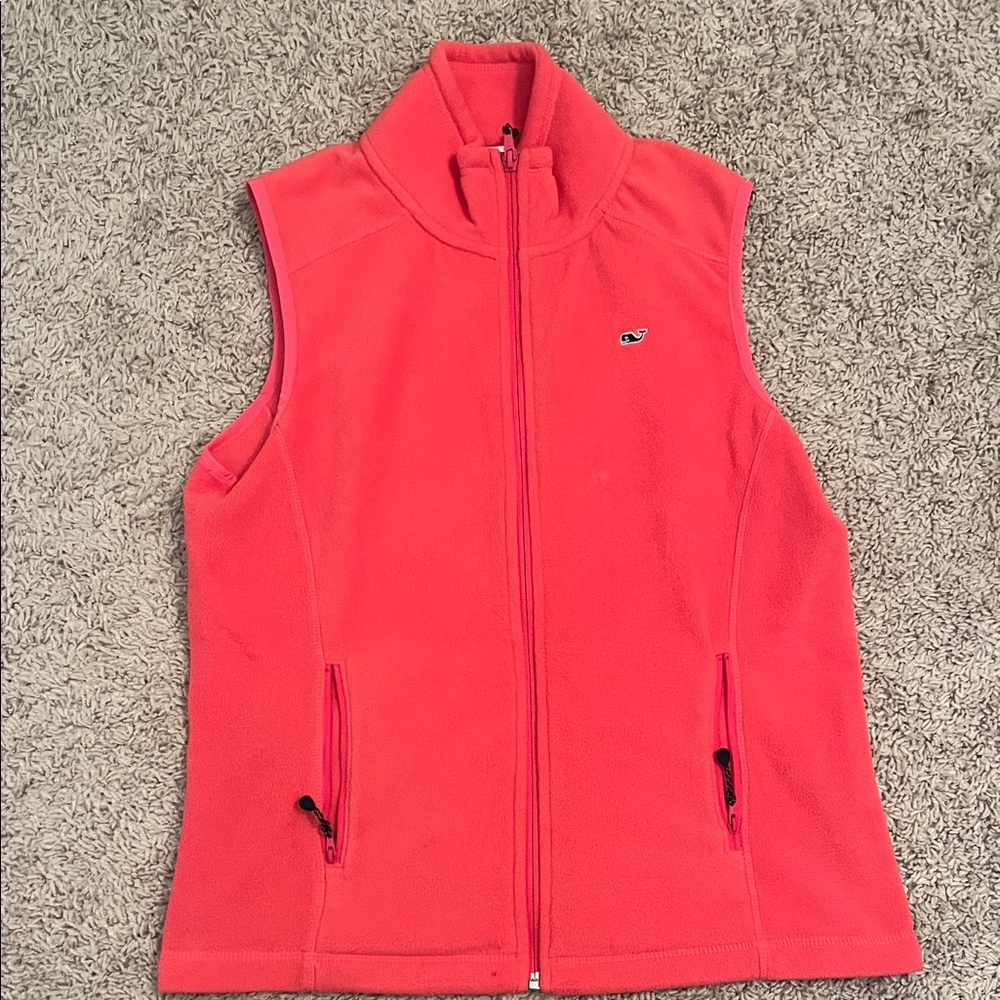 Vineyard Vines Women's Coral Fleece Vest